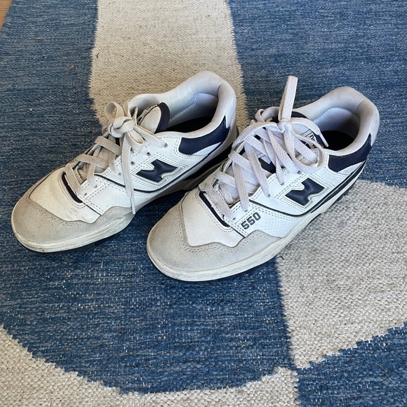 New Balance 550 white navy - Picture 1 of 4